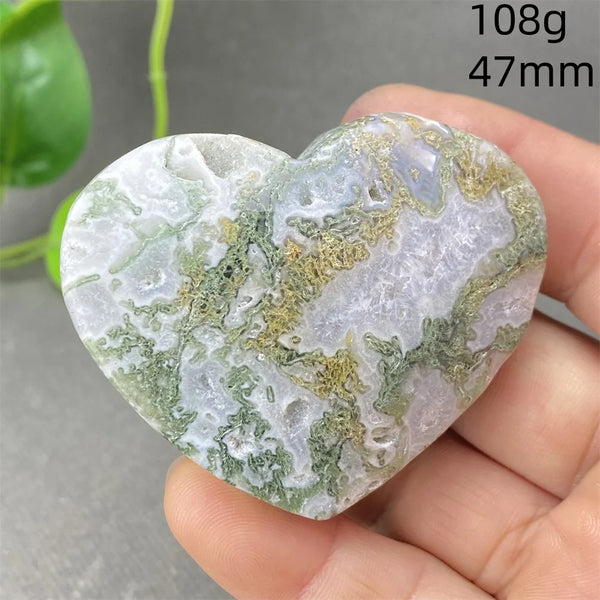 Green Aquatic Agate Heart-ToShay.org