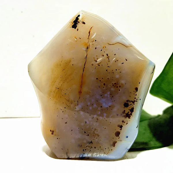 Yellow Moss Agate Flame-ToShay.org