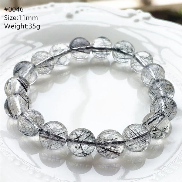 Black Rutilated Quartz Bracelet-ToShay.org