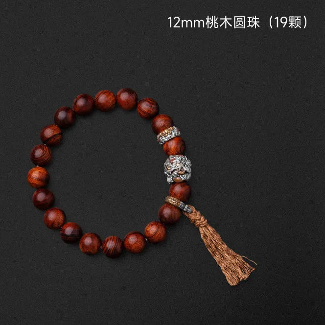 Brown Peach Wood Bracelet-ToShay.org