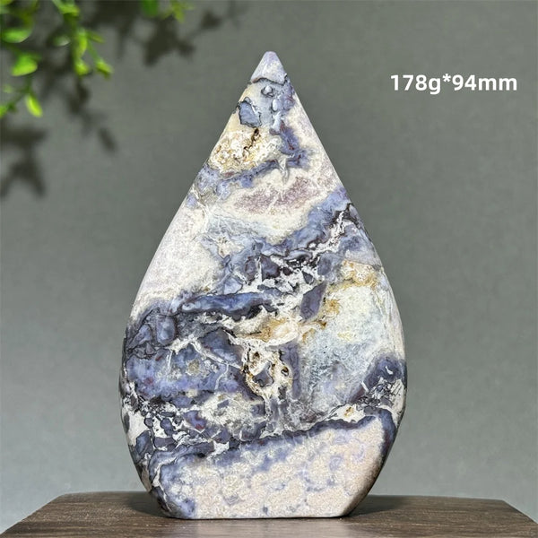 Blue Cherry Agate Torch-ToShay.org