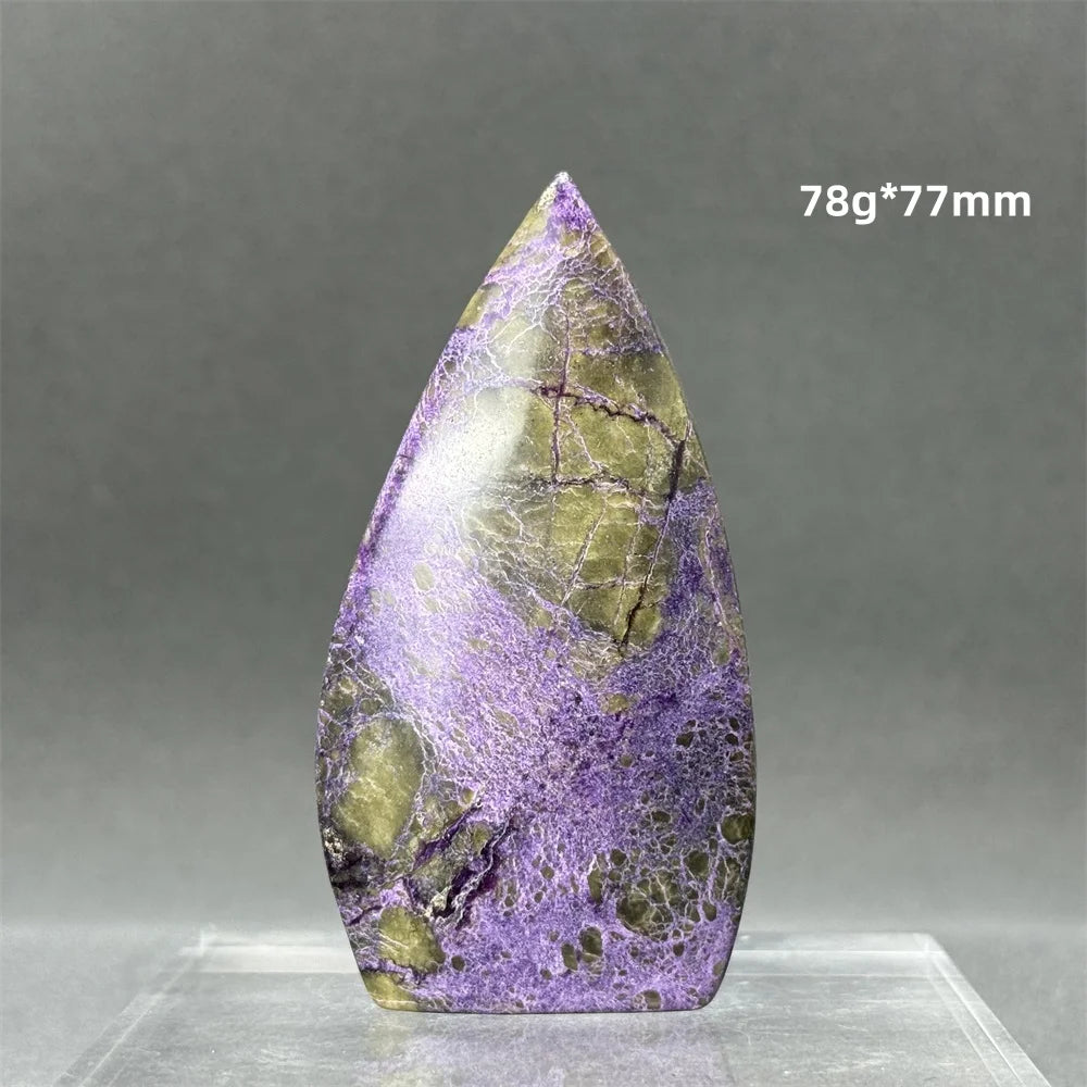 Purple Stone Torch-ToShay.org