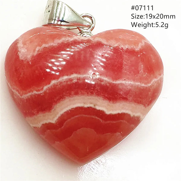 Red Rhodochrosite Pendant-ToShay.org