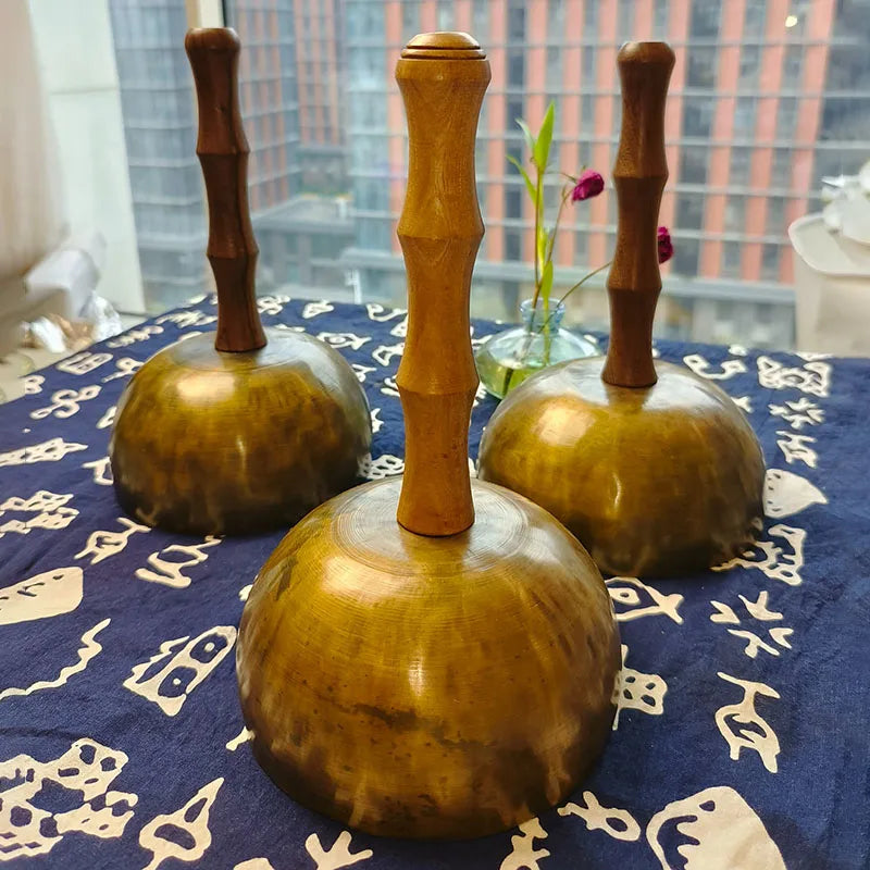 Handmade Copper Singing Bowl Handheld Meditation Singing Bowls Yoga Relaxation Sound Bowl Mindfulness Percussion Instruments-ToShay.org
