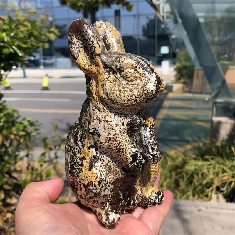 Yellow Pictured Stone Rabbit-ToShay.org