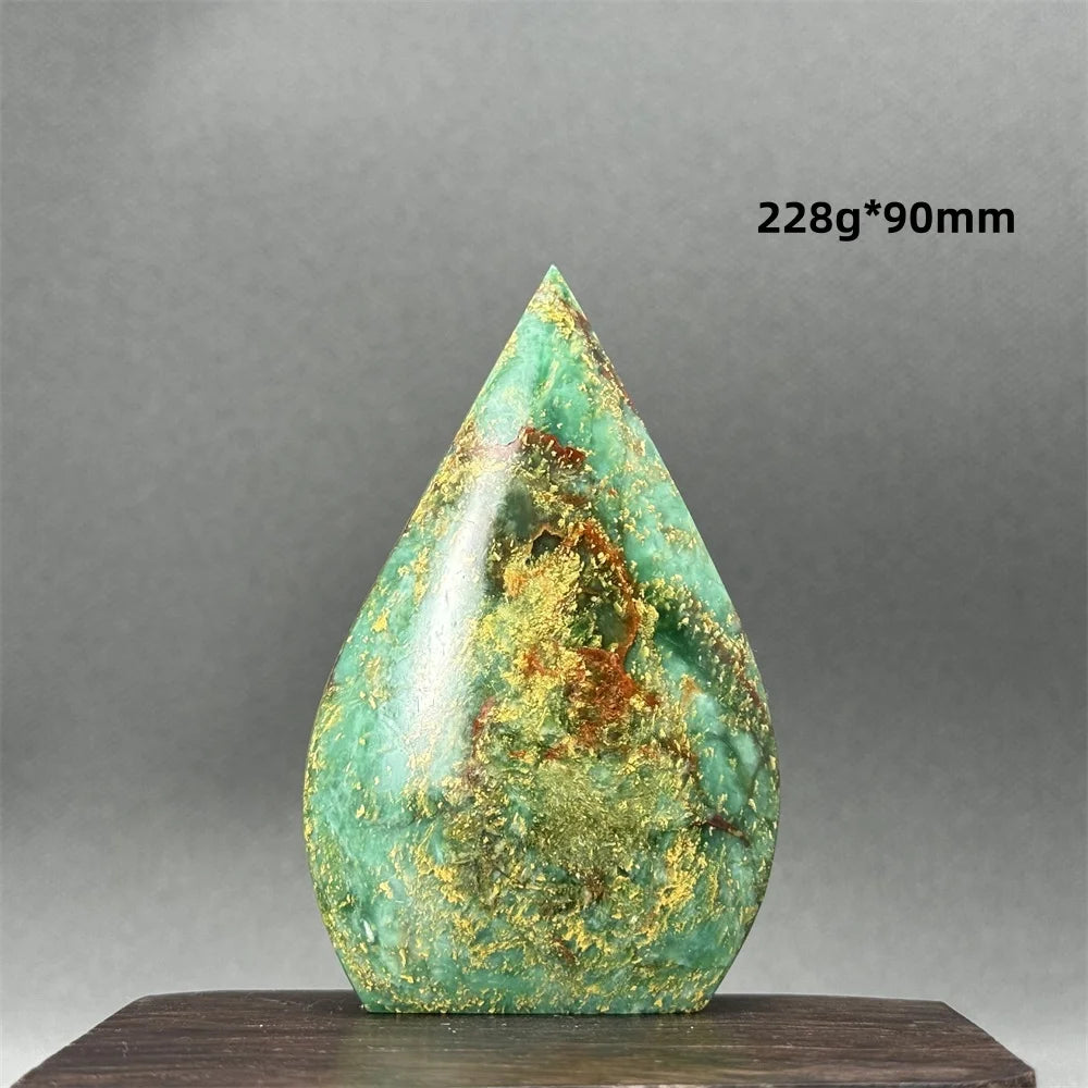 Green Emerald Jasper Torch-ToShay.org