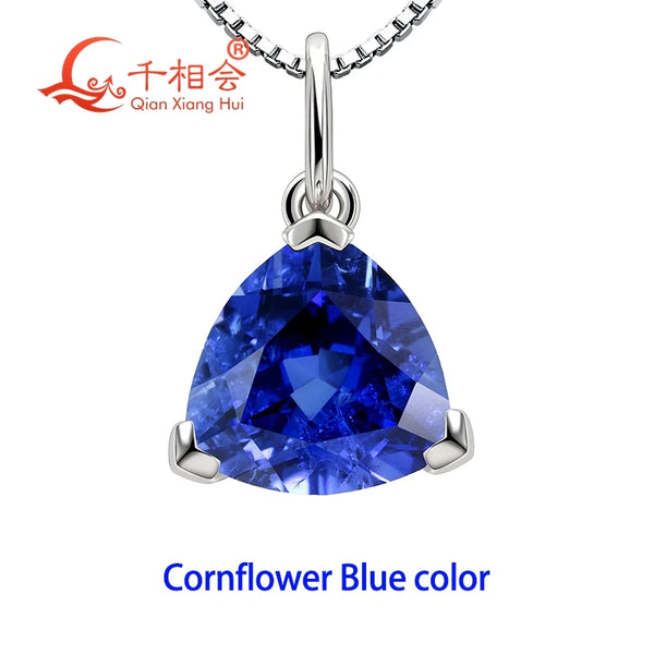 Blue Sapphire Stone Pendant-ToShay.org