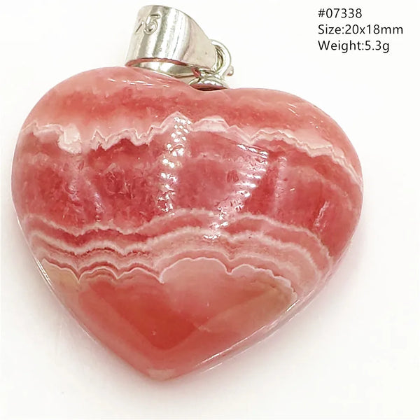 Red Rhodochrosite Pendant-ToShay.org