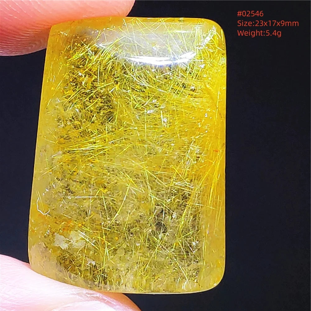 Gold Rutilated Quartz Pendant-ToShay.org