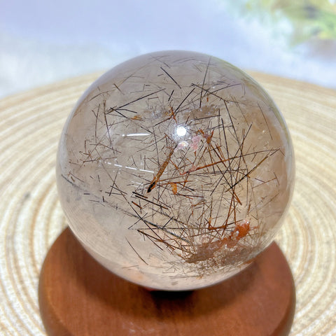 Copper Rutilated Crystal Ball-ToShay.org