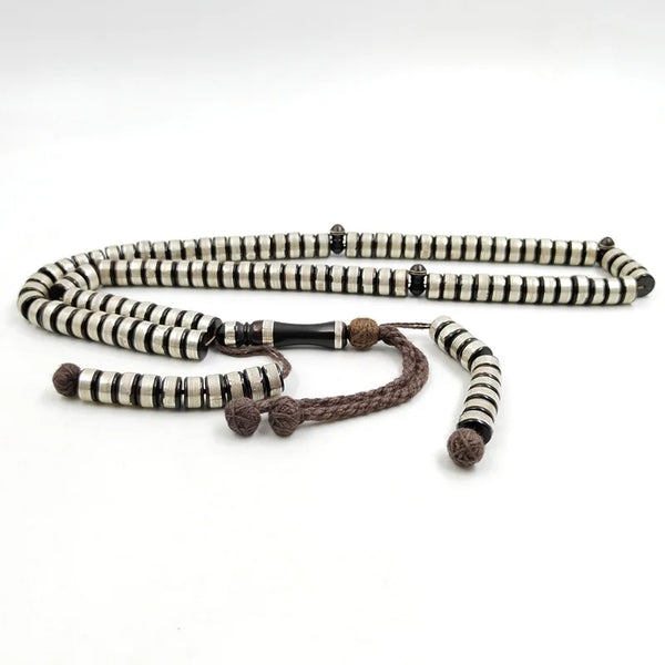 Silver Kuka Inlay Tasbih-ToShay.org