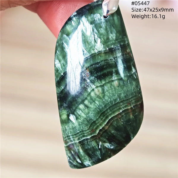 Green Seraphinite Pendant-ToShay.org