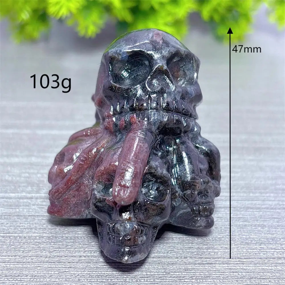 Red Garnet Skulls-ToShay.org