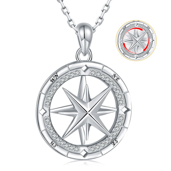 Silver Rotatable Compass-ToShay.org