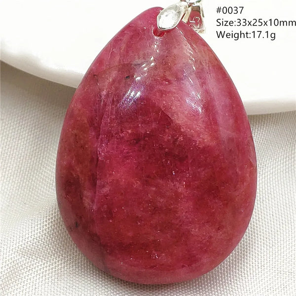 Red Rose Rhodonite Pendant-ToShay.org