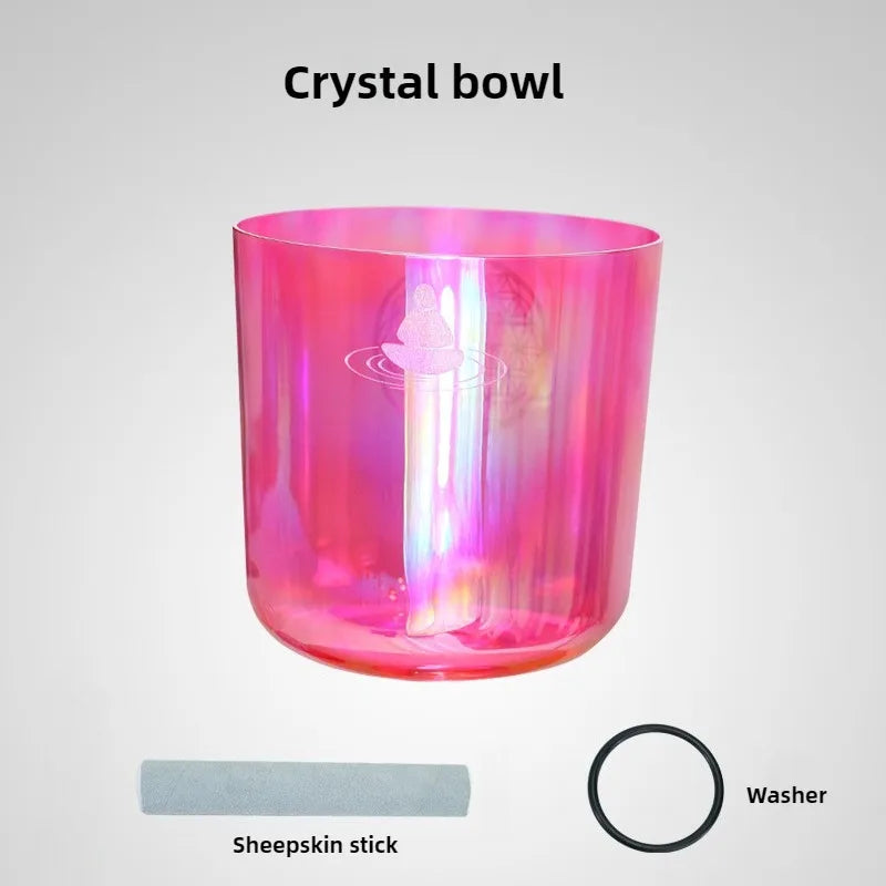 Pink Crystal Singing Bowl-ToShay.org
