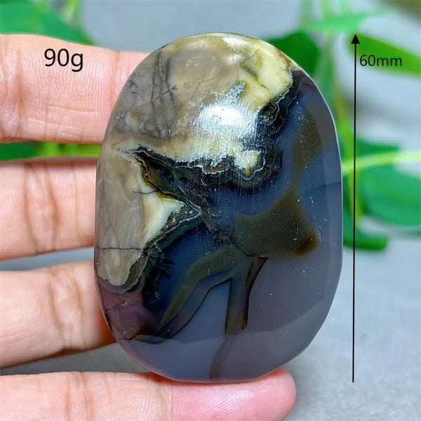 Fire Agate Palm Stone-ToShay.org