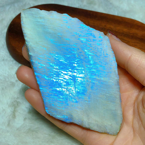 Green Moonstone Slice-ToShay.org