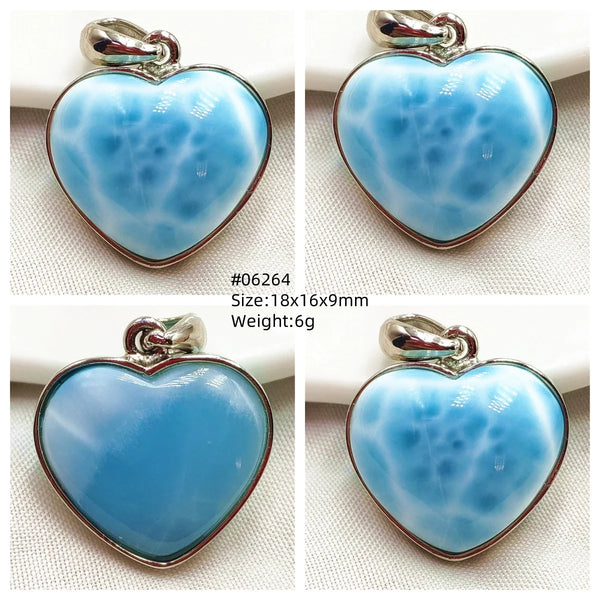 Blue Larimar Pendant-ToShay.org