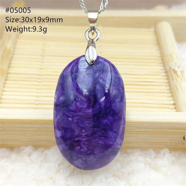 Purple Charoite Pendant-ToShay.org