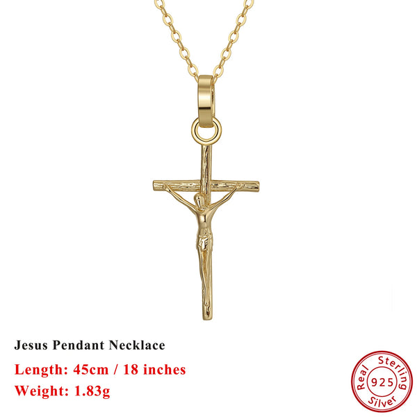 Gold Cross Pendant Necklace-ToShay.org