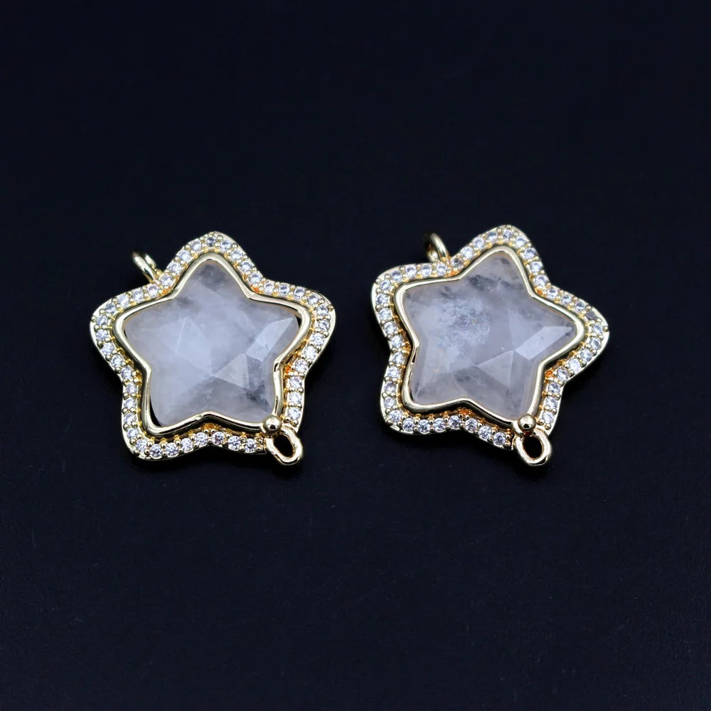 Mixed Crystal Star Charms-ToShay.org