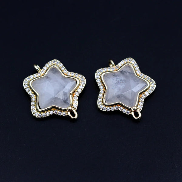 Mixed Crystal Star Charms-ToShay.org