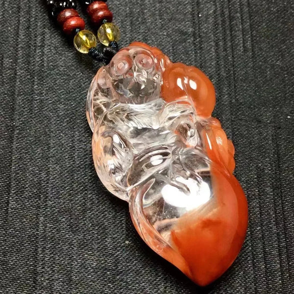 Red Rutilated Quartz Monkey-ToShay.org