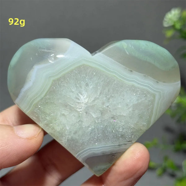Green Agate Heart-ToShay.org