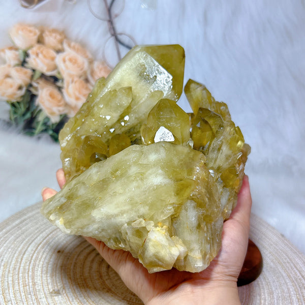 Yellow Citrine Cluster-ToShay.org