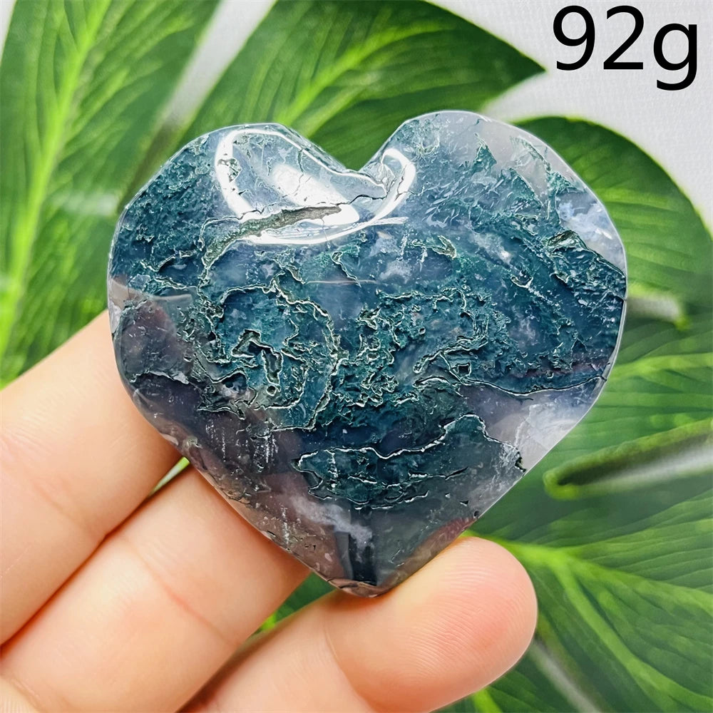 Green Moss Agate Hearts-ToShay.org