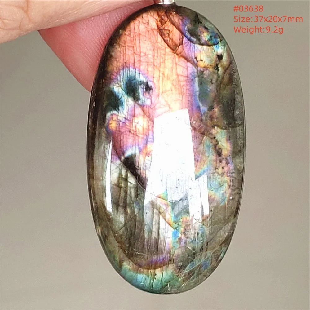 Blue Purple Labradorite Pendant-ToShay.org