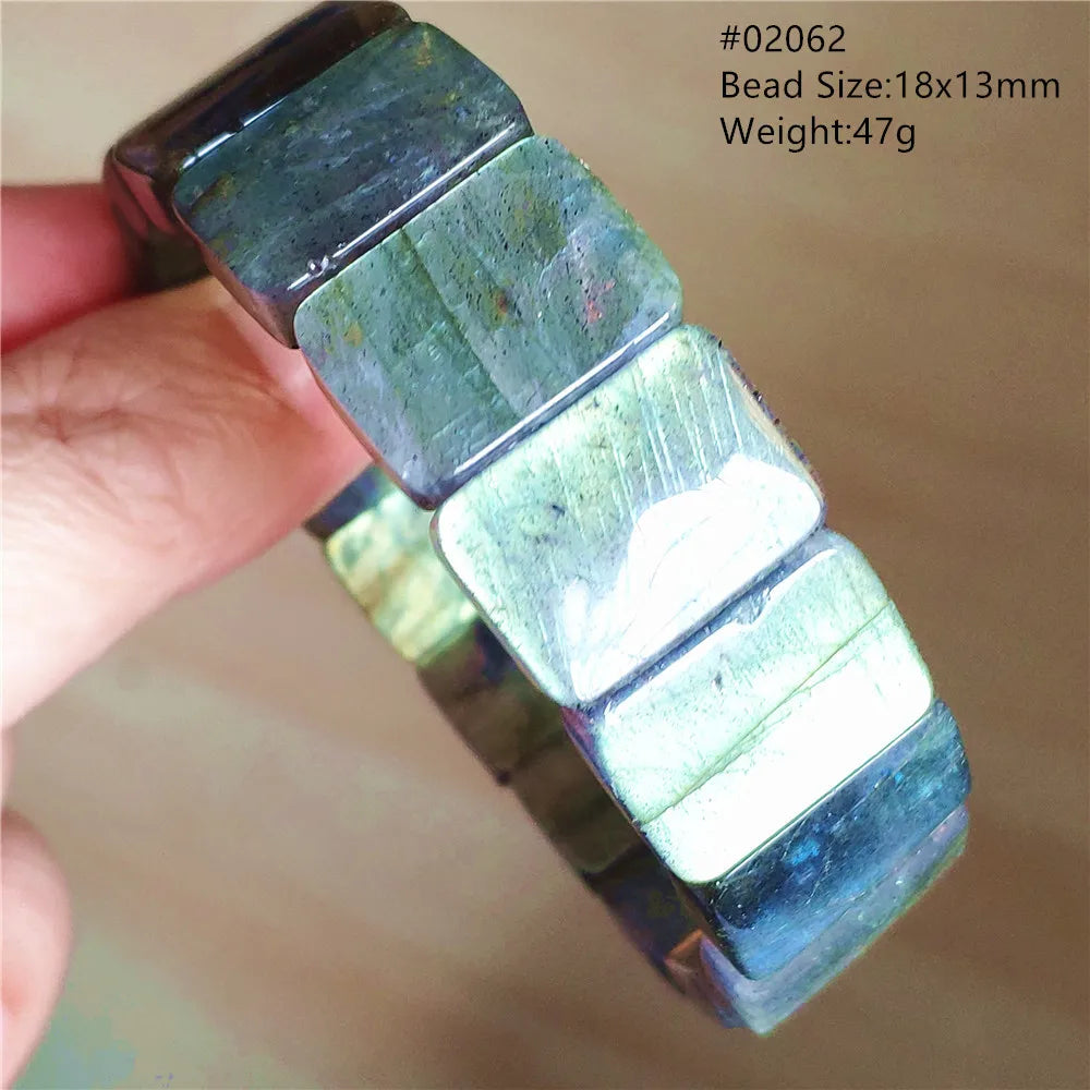 Blue Light Labradorite Bracelet-ToShay.org