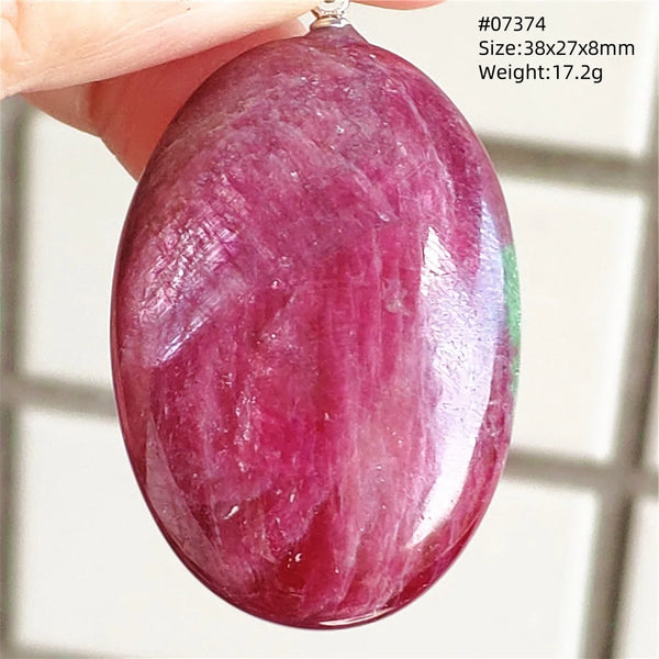 Red Ruby Zoisite Pendant-ToShay.org