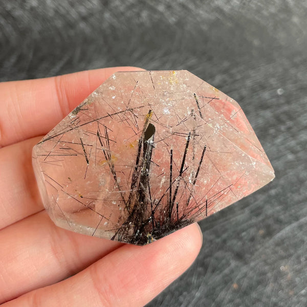 Black Rutilated Quartz Crystal-ToShay.org