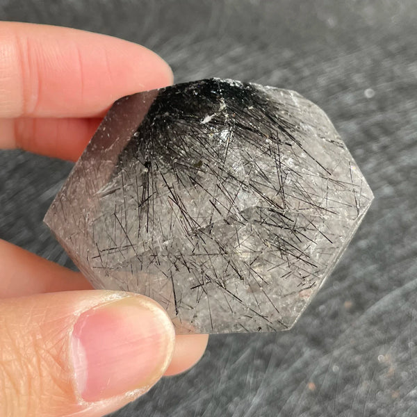 Black Rutilated Quartz Crystal-ToShay.org