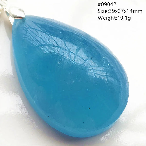 Blue Aquamarine Pendant-ToShay.org