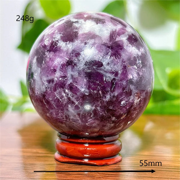 Purple Lepidolite Ball-ToShay.org
