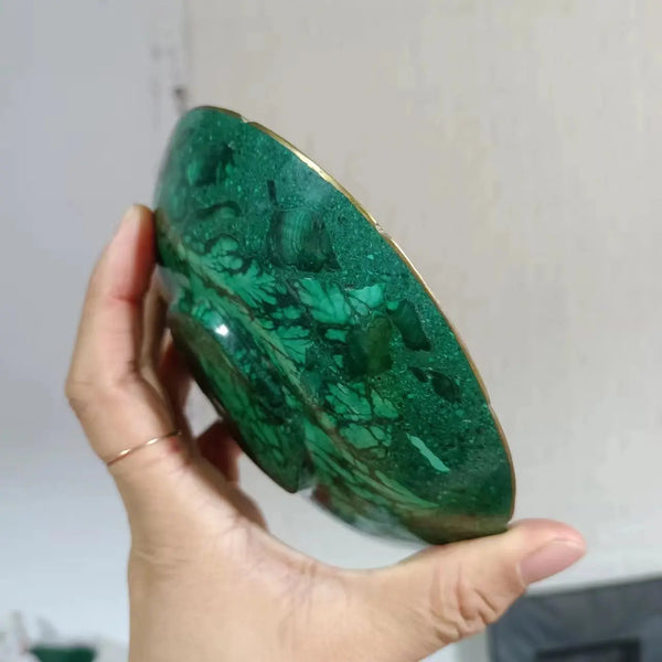 Green Malachite Bowl-ToShay.org