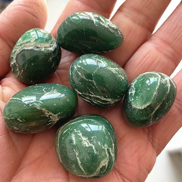 Green Emerald Tumbled Stones-ToShay.org