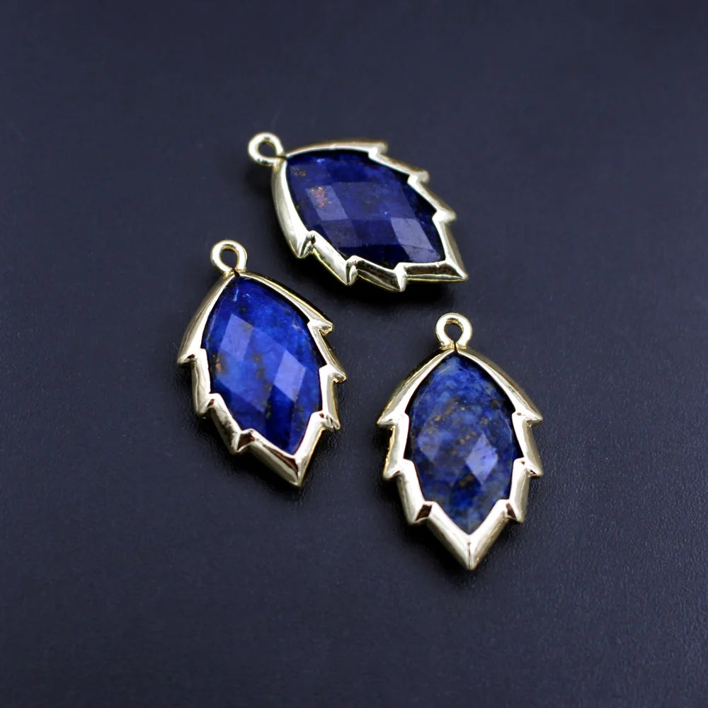 Mixed Crystal Leaf Charms-ToShay.org
