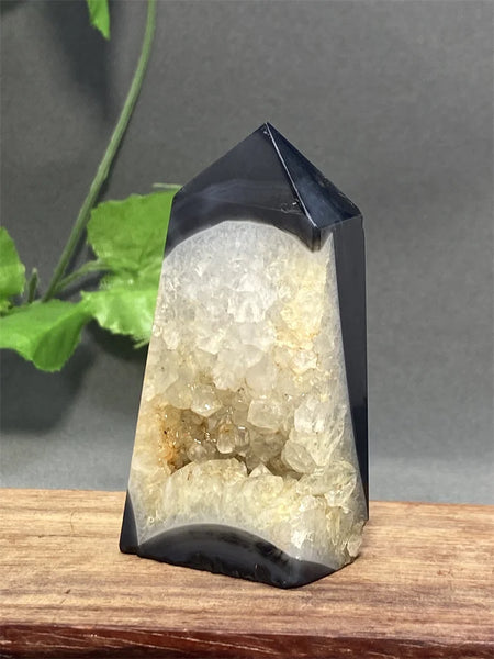 Black Striped Agate Tower-ToShay.org