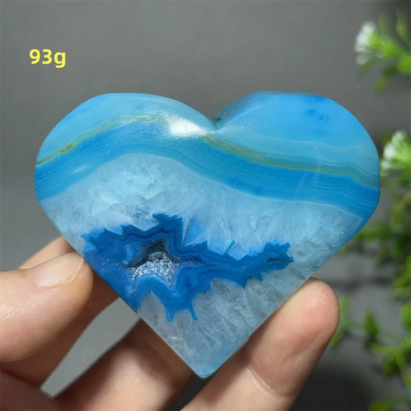 Blue Agate Heart-ToShay.org