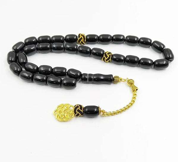 Black Agate Prayer Beads-ToShay.org