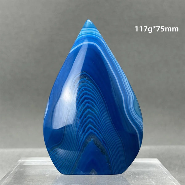 Blue Agate Torch-ToShay.org
