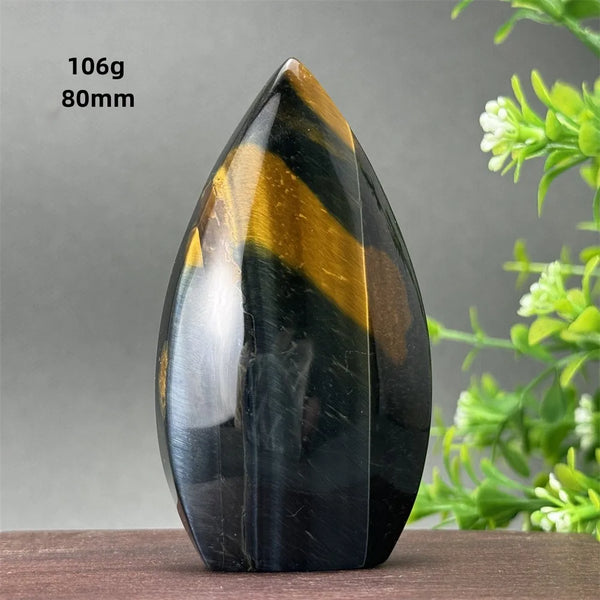 Blue Tiger Eye Stone Torch-ToShay.org