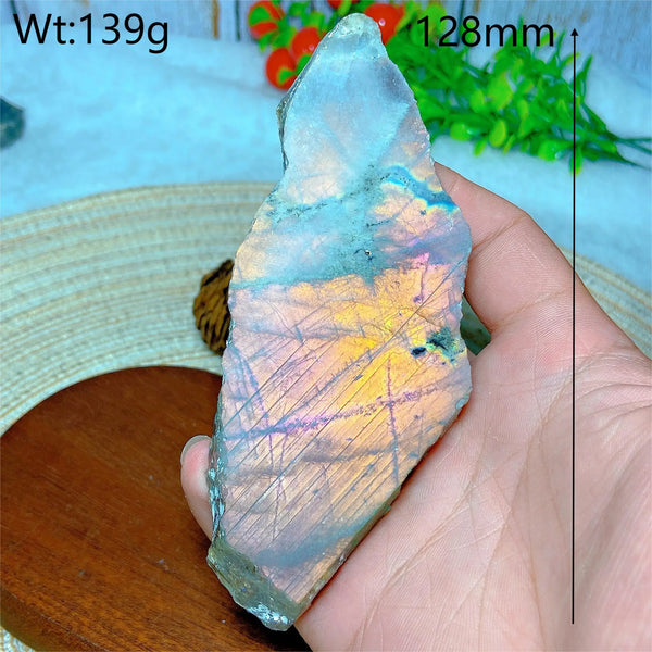 Purple Labradorite Slice-ToShay.org