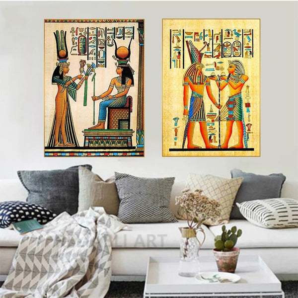 Egyptian Print Wall Art-ToShay.org