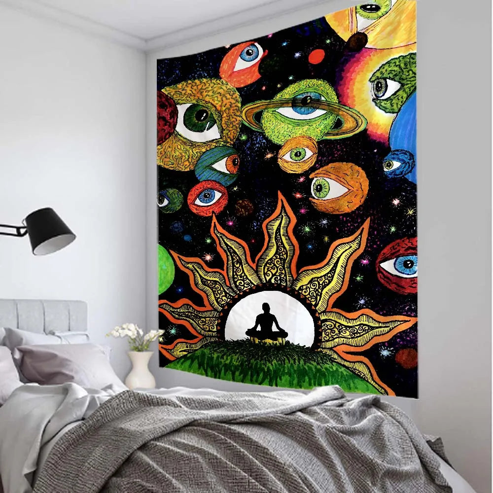 Psychedelic Art Tapestry-ToShay.org