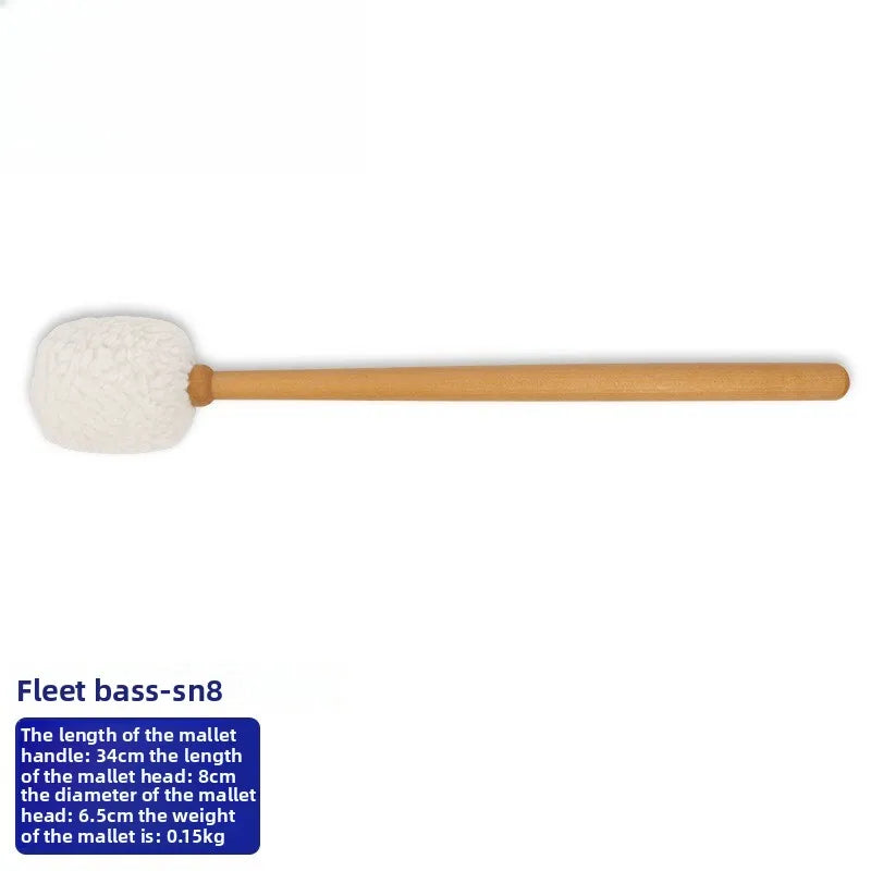 Professional Gong Hammers Drumsticks Woolen Felt Sound Therapy Singing Bowl Mallet Meditation Percussion Instrument Accessories-ToShay.org
